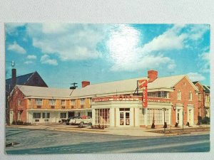 Vintage Postcard Virginia Motel Coffee Shop Washington Street VA
