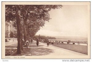 Quai Du Leman, Geneve, Switzerland, 1900-1910s