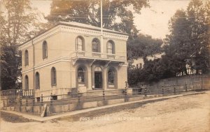 Waldboro Maine Post Office Real Photo Vintage Postcard AA86649