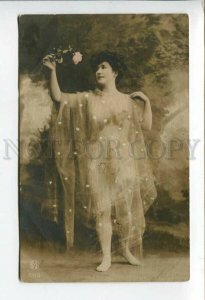 3161668 DANCER w/ ROSE Vintage PHOTO L&L PC