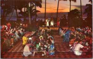 Postcard Hawaii - Luau at Queen's Surf