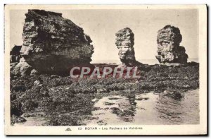 Old Postcard Royan Rocks Valieres