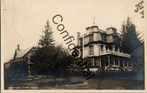 Real Photo Eastern Star Home At Waterville Oneida New York NY RP RPPC C310