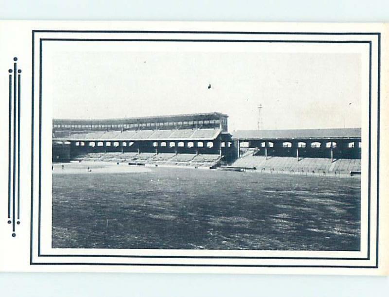 1970's Postcard PAST ERA VIEW OF BASEBALL STADIUM Chicago Illinois IL HM5015