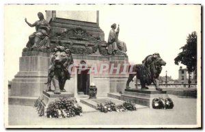 Brussels Old Postcard Tomb of the Unknown Soldier Lions