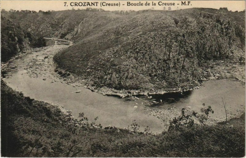 CPA CROZANT Boucle de la Creuse (1143758)