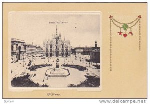 Monument, Piazza Del Duomo, Milano (Lombardy), Italy, 1900-1910s