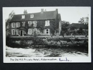 Berkshire ALDERMASTON The Old Mill Private Hotel c1950s RP Postcard