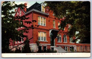 K50/ North Chili Chesbrough Seminary New York Postcard c1910 Hall  478