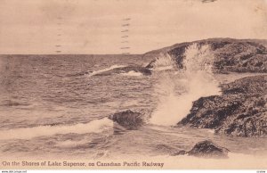 ONTARIO, Canada, PU-1909; On The Shores Of Lake Superior, On Canadian Pacific...