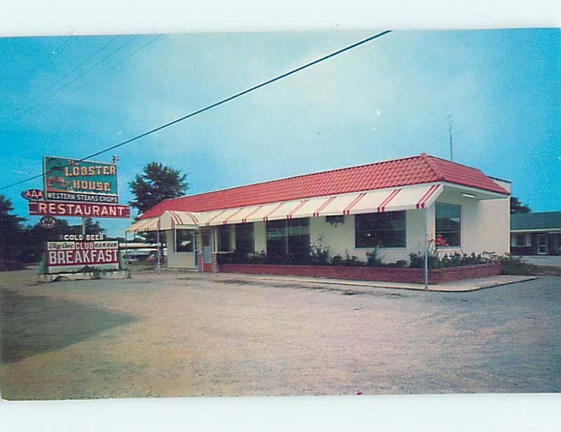 Unused Pre-1980 LOBSTER HOUSE RESTAURANT Allendale South Carolina SC hs4401