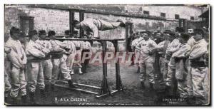 Old Postcard Militaria A Barracks