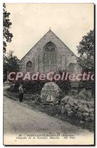 Old Postcard Plougastel Daoulas Finistere Chapel of the White fountain