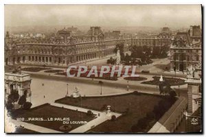 Postcard Old Paris the Louvre Palace