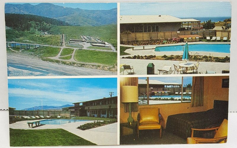 San Simeon Lodge California Vintage Postcard