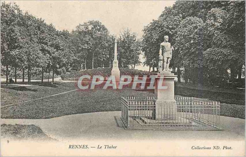 Old Postcard Rennes Tabor