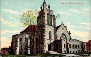 Postcard Presbyterian Church in Marion, Indiana~3430