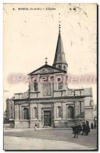 Postcard Rueil Old Church