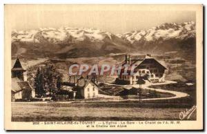 Old Postcard Saint Hilaire du Touvet The Church La Gare The Chalet IA M and t...