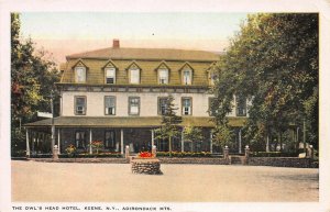 The Owl's Head Hotel, Keene, New York, Early Postcard, Unused