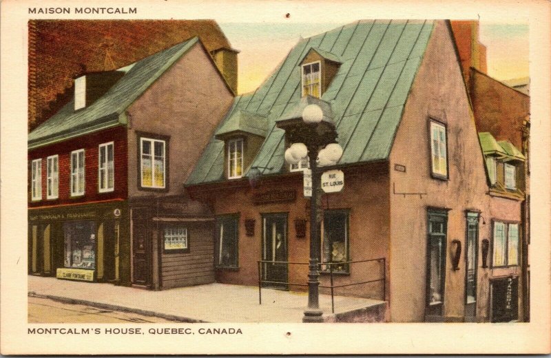 Lot of 7 : QUEBEC CANADA VINTAGE UNPOSTED CARTE POST GREAT COLORS! Postcards