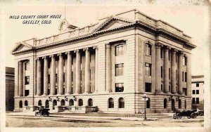 Weld County Court House Greeley Colorado 1910s RPPC Real Photo postcard