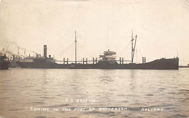 SS Bristol Holland Ship Unused 