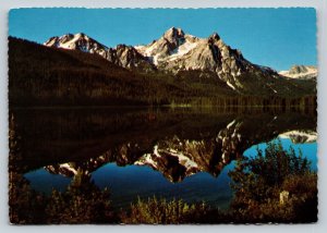 Stanley Lake in Stanley Basin of Idaho 4x6 Postcard 1778