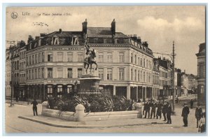 1916 Place Jeanne d'Arc Lille Nord Hauts-de-France France Posted Postcard