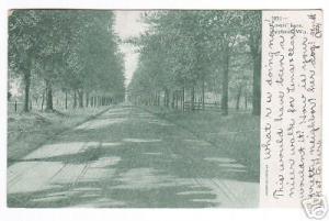 Lover’s Lane Appleton Wisconsin 1906 postcard