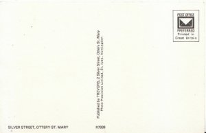Devon Postcard - Silver Street - Ottery St Mary - Ref 1379A