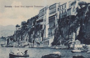 Sorrento Grand Hotel Imperiale Tramontano Napoli Antique Italy Postcard