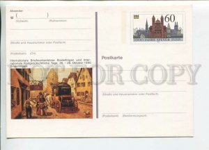 449969 GERMANY 1990 year Speyer POSTAL stationery postcard