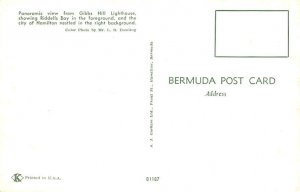 Panoramic View From Gibbs Hill Lighthouse Bermuda Postcard