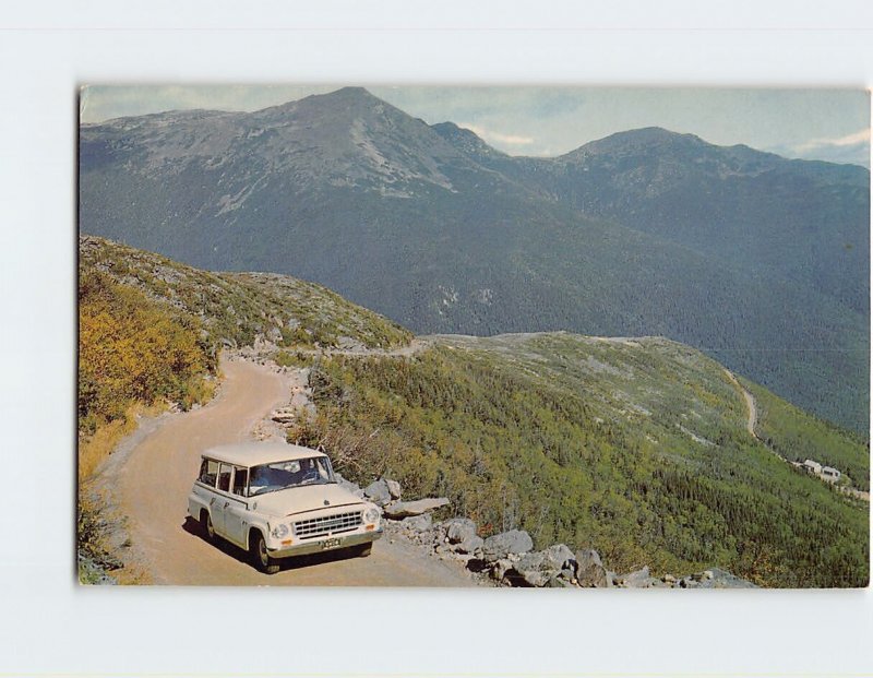 Postcard Mt. Washington Auto Road, White Mountains, New Hampshire