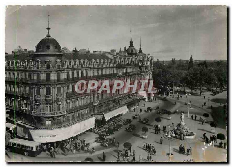 Postcard Modern Montpellier Herault Place de la Comedie