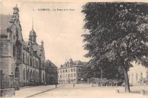 BF6666 saverne la poste et la gare france    France