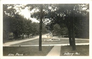 1930s Bethany Missouri Allen Park Hess RPPC Postcard 25-11805