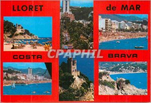 Postcard Modern Lloret de Mar, Costa Brava