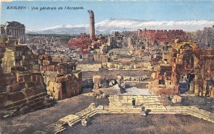 Lot187 baalbeck general view of the acropolis Lebanon liban