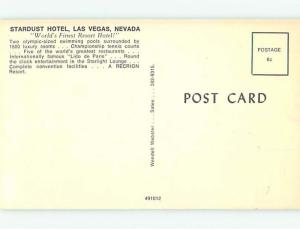 Unused Pre-1980 STARDUST CASINO HOTEL Las Vegas Nevada NV Q5511-25