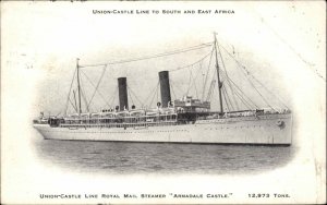 Vintage PC Union-Castle Line Royal Mail Steamer Armadale Castle SHIP