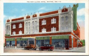 Linen Postcard Illiana Hotel in Whiting, Indiana~102