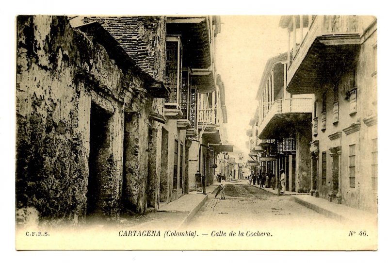 Colombia - Cartagena. Cochera Street