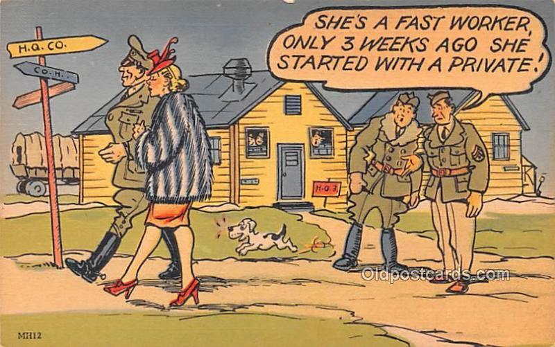 Artist Chelmow Military Comic Unused 