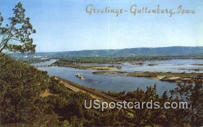 Mississippi River - Guttenberg, Iowa IA