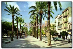 Postcard Modern Mallorca Paseo de Sagrera