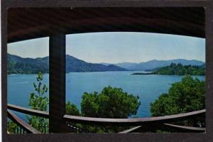 CA Bridge Bay Resort REDDING CALIF PC Pit River Bridge Postcard  California