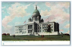 Providence Rhode Island Postcard State House Building Exterior View c1905's Tuck