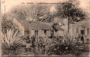 Vietnam Cochinchina Tonkin Jardin et Dependances de la Residence Postcard 09.62